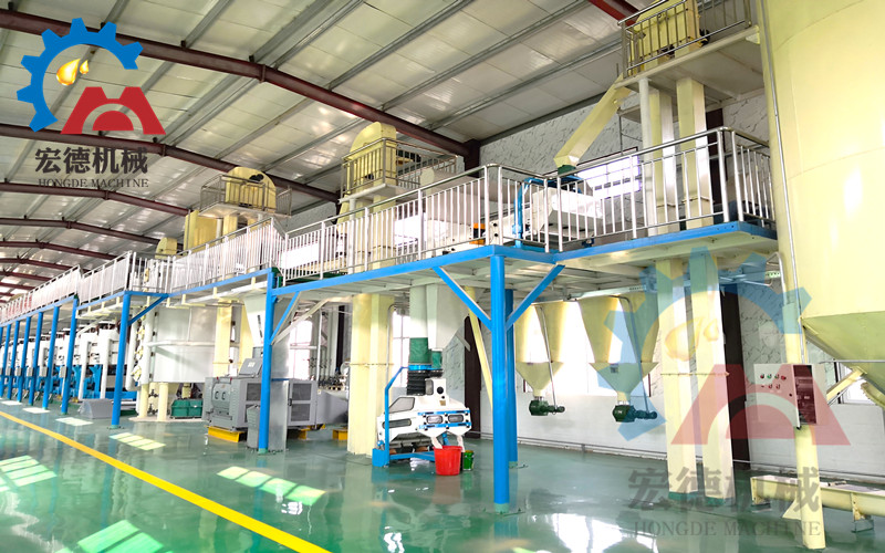 宏德預(yù)處理、壓榨車間安裝現(xiàn)場