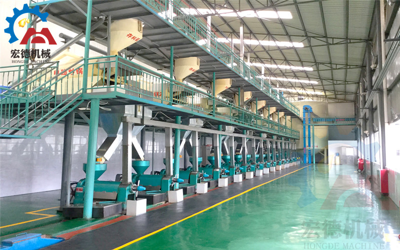 熱榨菜籽油生產線